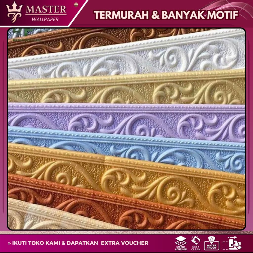 Wallpaper Dinding Stiker List Foam Wallsticker Foam Wallpaper Dinding Foam Dekorasi Ruangan Unik