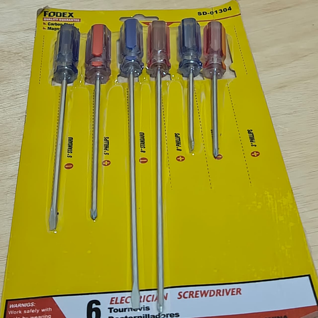 Obeng Set 6pcs Obeng Setting Karburator Obeng Radio - Obeng Setting Amerika Kecil Kurus Panjang Min 