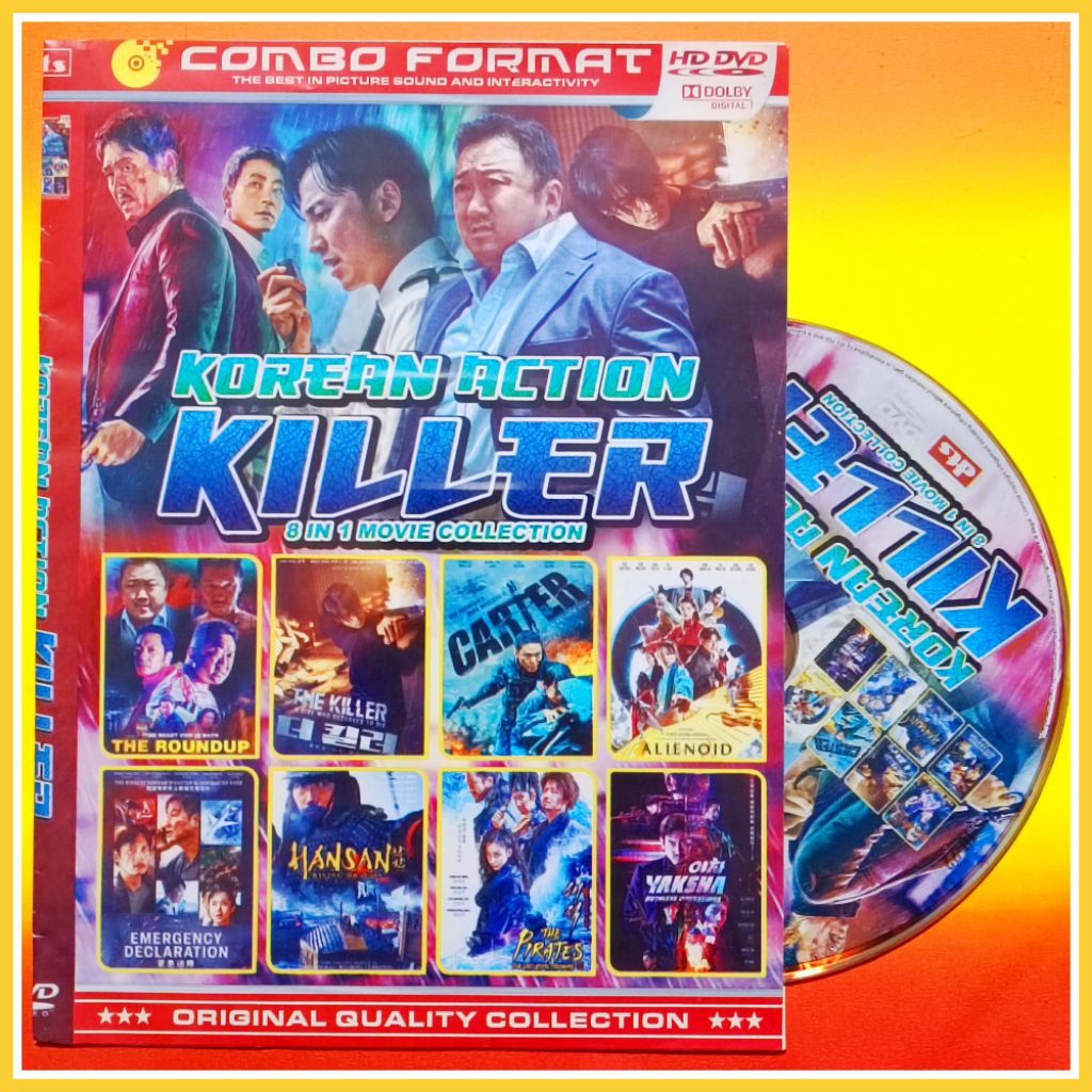 Kaset Film Korea Koleksi Action Campuran Terpopuler 8in1 Teks Indonesia