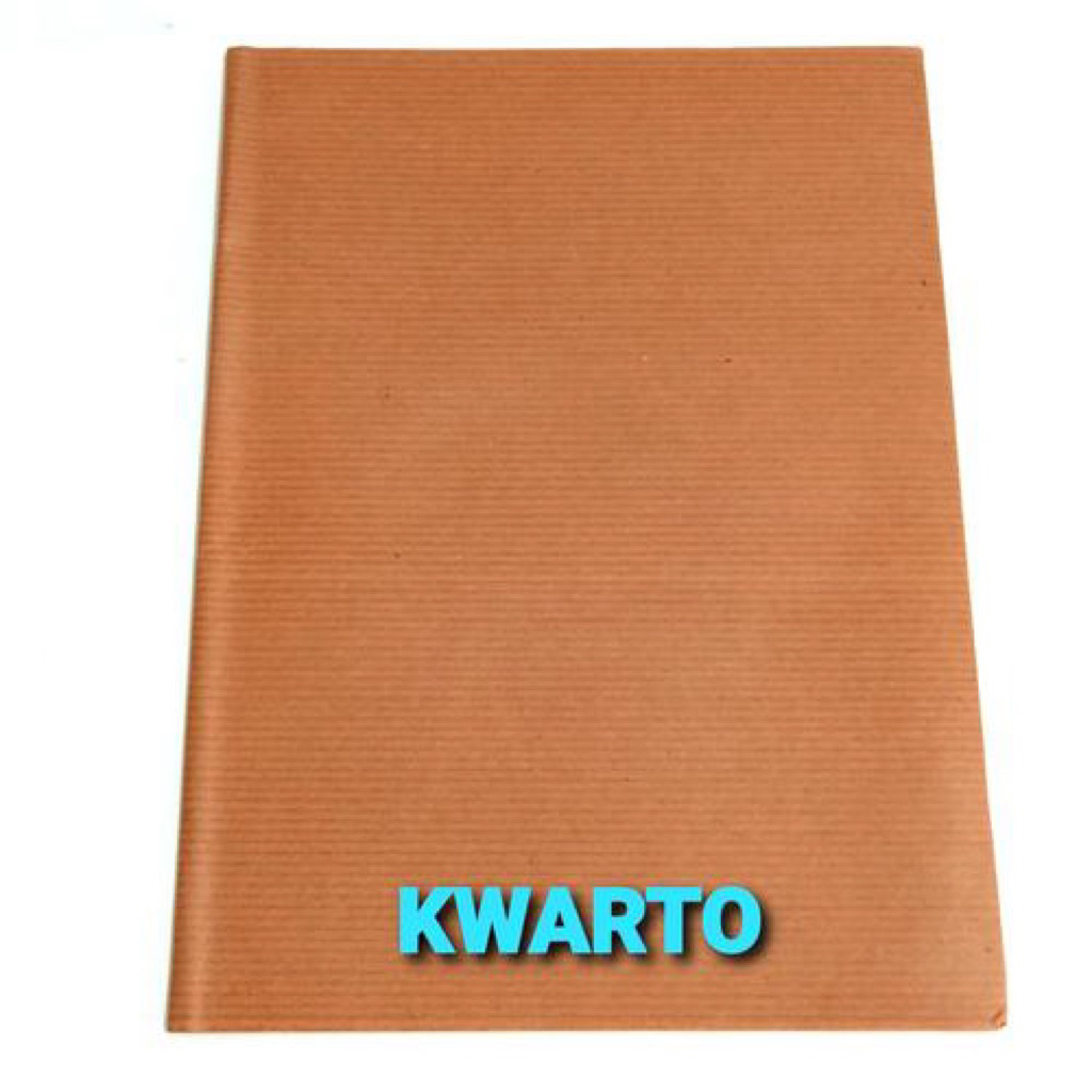 

sampul buku coklat Qwarto 1pak(isi 100)
