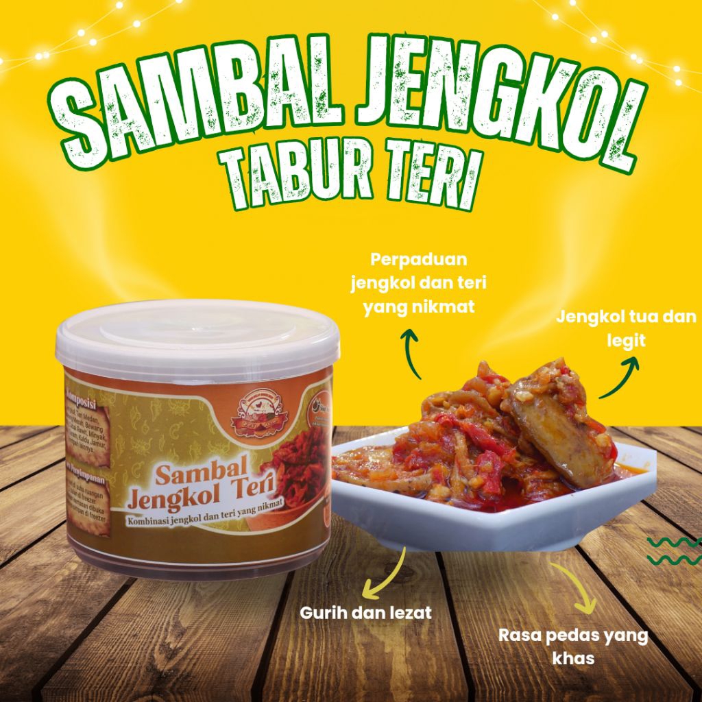

Sambal Jengkol Teri 150gr