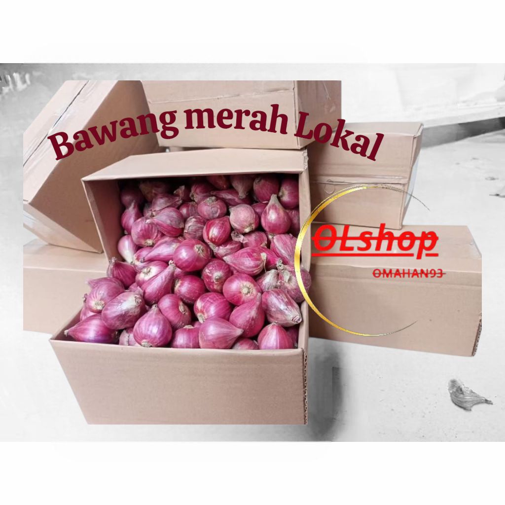 

Bawang merah lokal kering fresh bumbu dapur penyedap masakan 500 gram 1kg