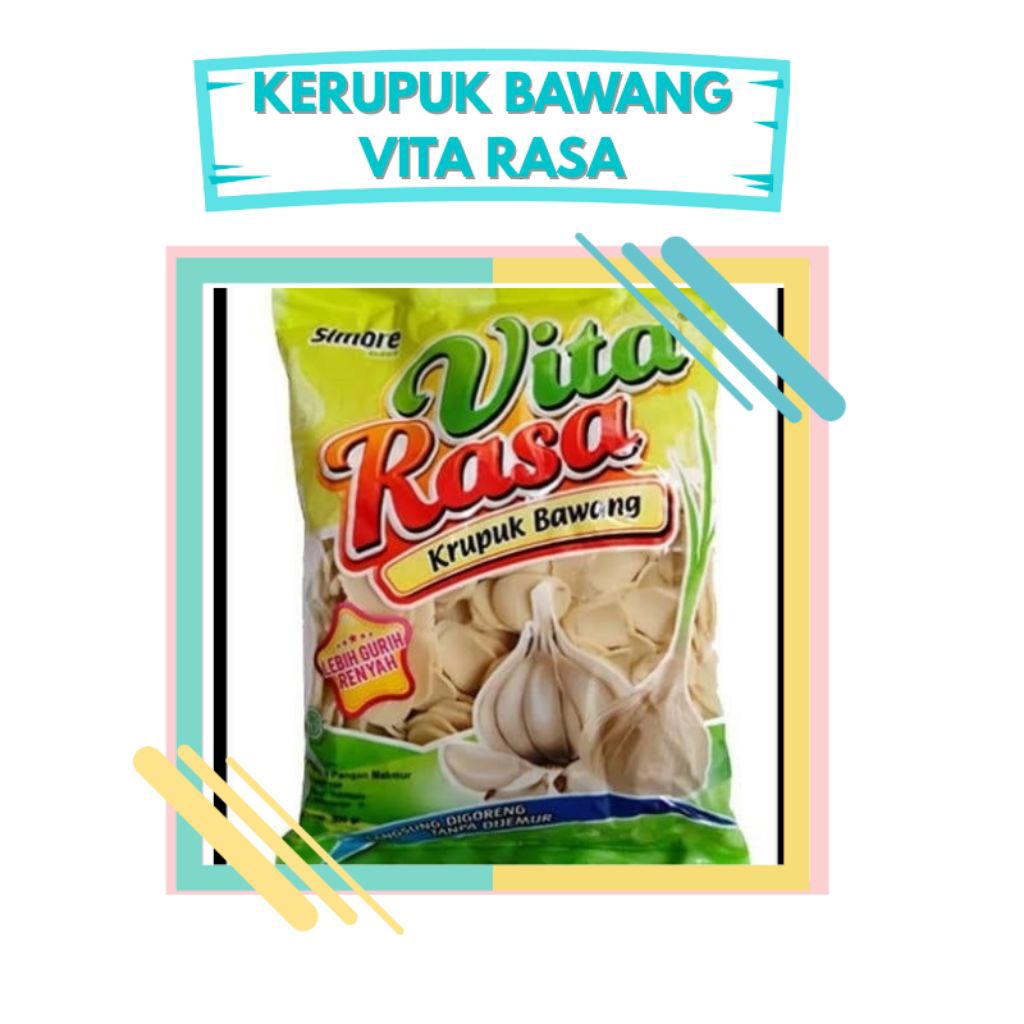 

kerupuk bawang Vita rasa 400gr