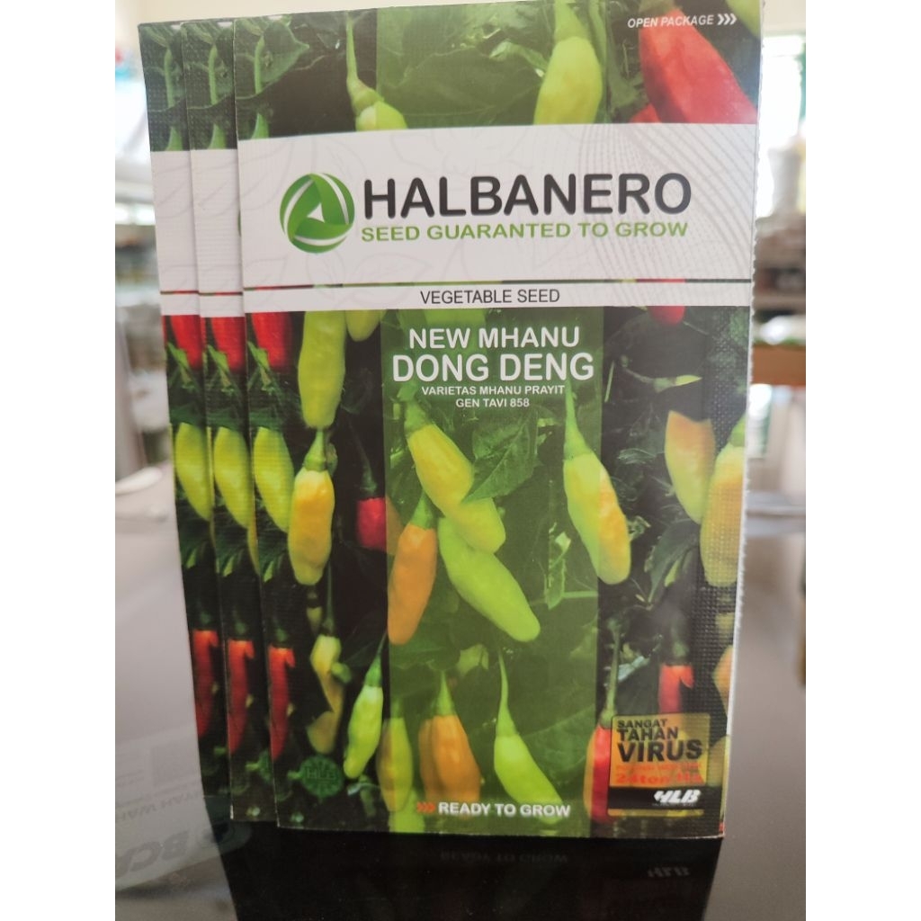Benih Cabe Rawit Mhanu Dong Deng kemasan 10gr 100% Asli dari Halbanero