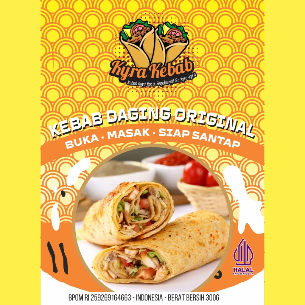 

Kebab Frozen Jajanan Kyra Kebab Daging Original viral - 1 Box isi 5 - kebab Monster isian penuh