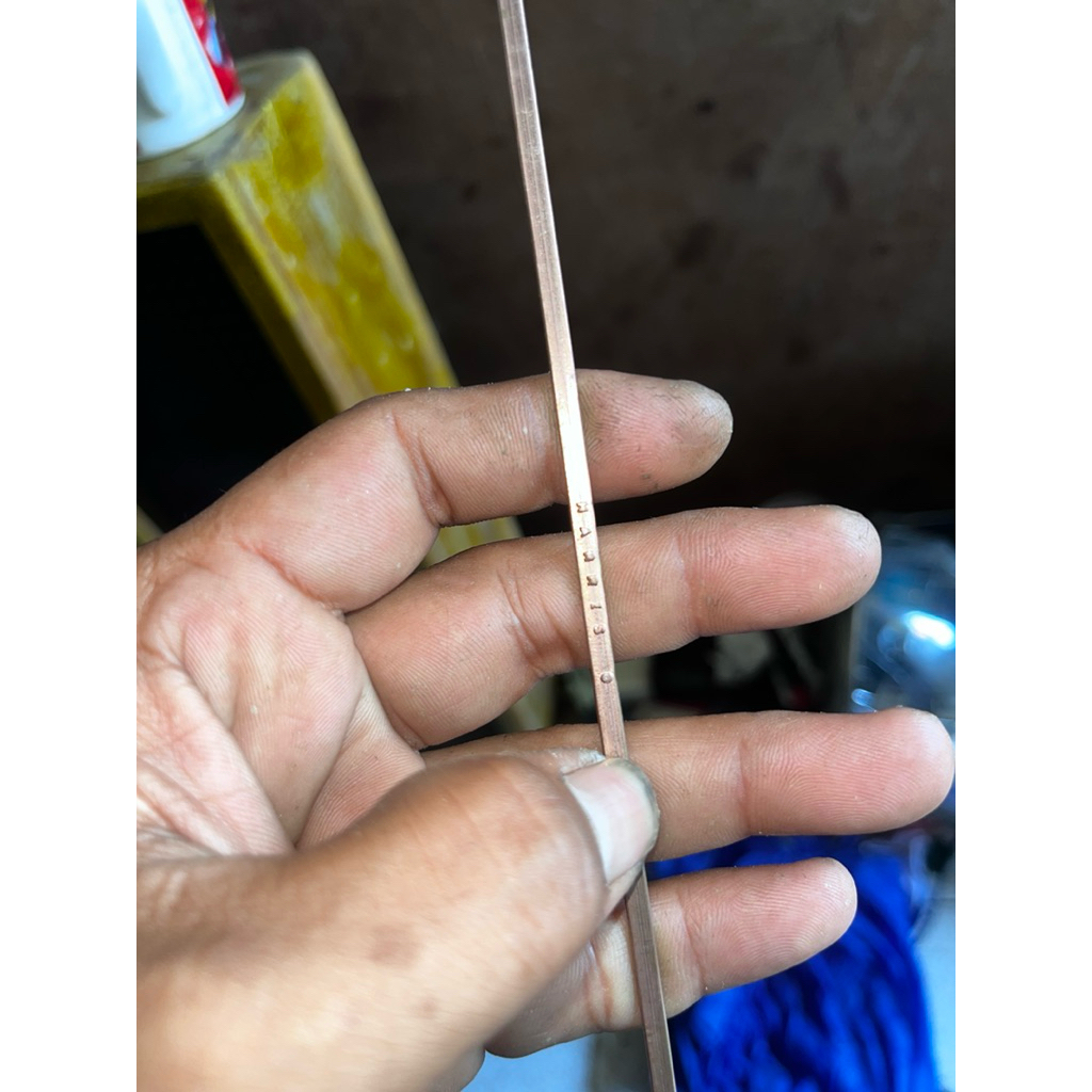 KAWAT LAS TEMBAGA, PERAK, Kawat las tembaga Harris USA. / kawat las tembaga pipa AC, Kulkas. panjang