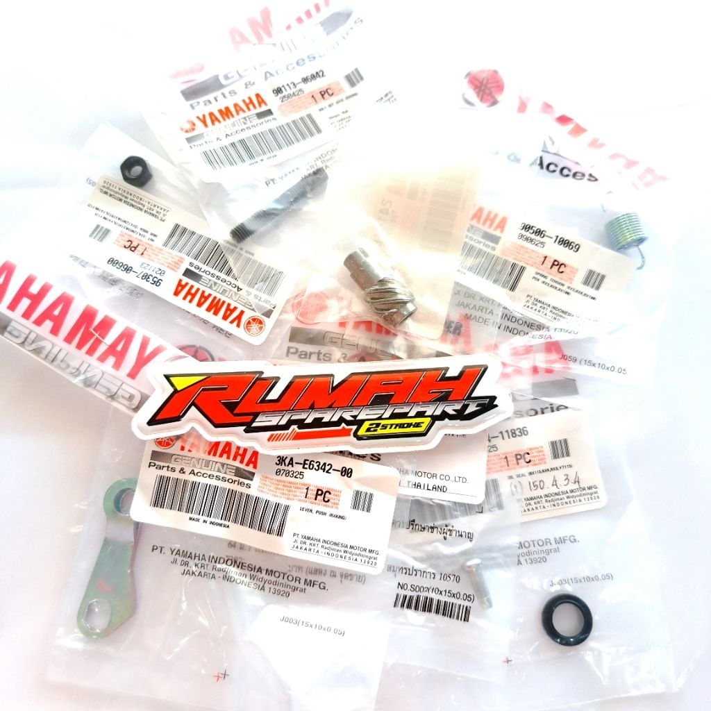 SET STUT KOPLING RX KING ORIGINAL SET RX KING RXS ORIGINAL YAMAHA STUD KOPLING SETELAN BAK KOPLING