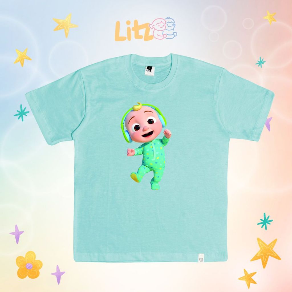 Kaos Katun Anak "BABY COCOMELON"  |  Kaos COCOMELON| Katun Combed Original | Baju Anak Litzee