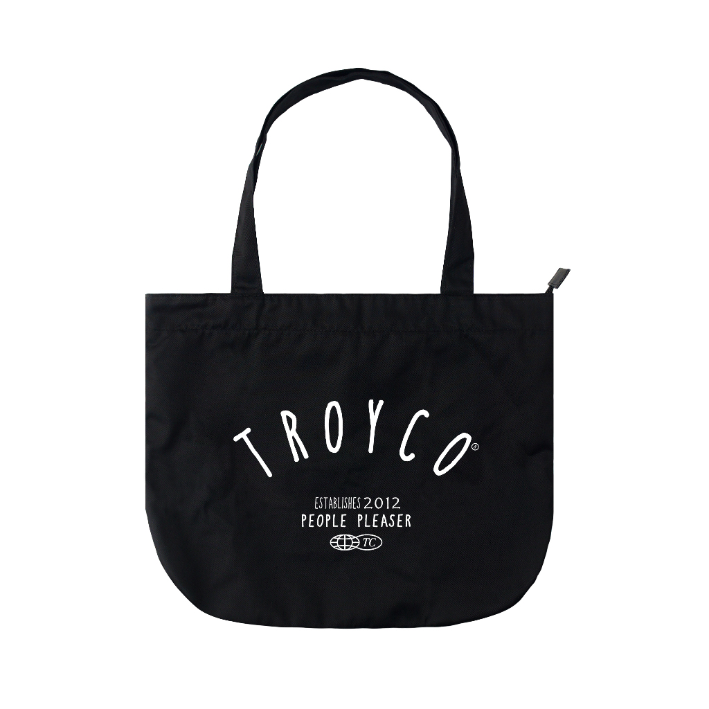 Troy Company Totebag Black People Pleaser - Tas Tote bag Hitam TB 3292