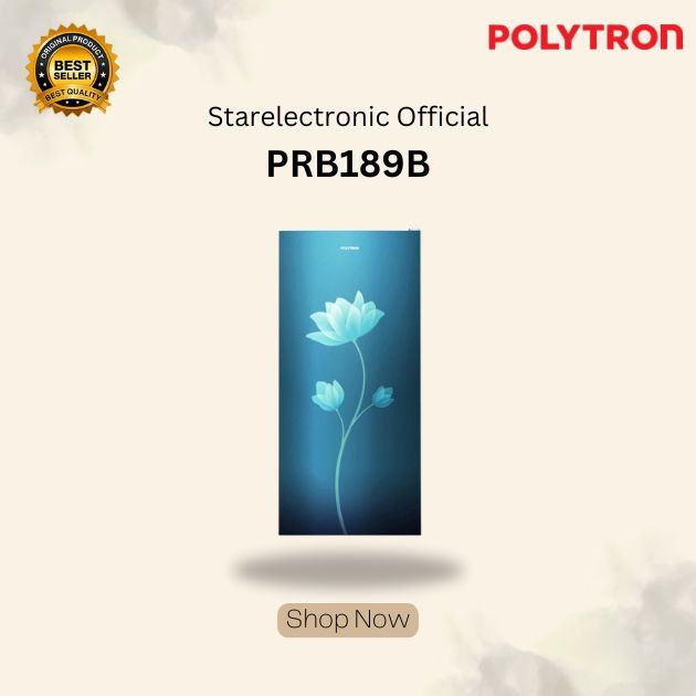 POLYTRON KULKAS 1 PINTU PRB189B 180Liter/PRB189B/PRB-189B/PRB 189B/POLYTRON KULKAS 1 PINTU ORIGINAL