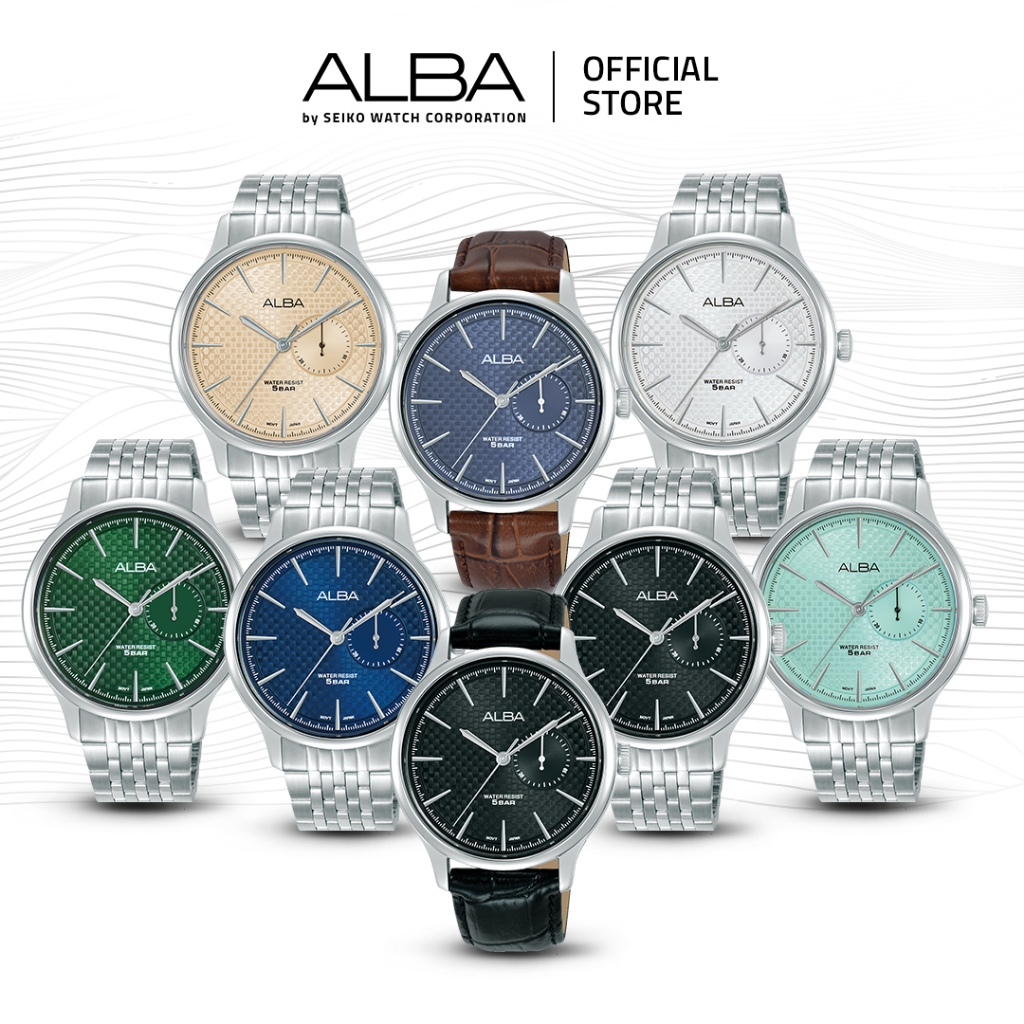 [NEW ARRIVAL] Alba Prestige Collection Jam Tangan Pria Quartz A5B001 A5B003 A5B005 A5B007 A5B009 A5B