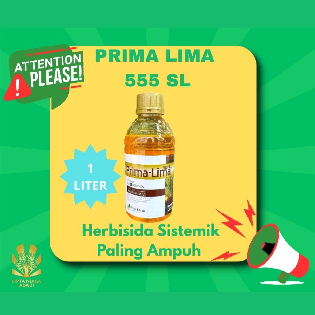Herbisida Sistemik PRIMA LIMA 555 SL, 1 Liter