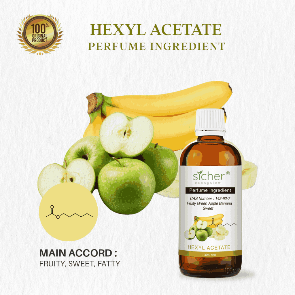 Sicher Natural Isolate Oil (Perfume Ingredient / RAW Material) Hexyl Acetate 100ml