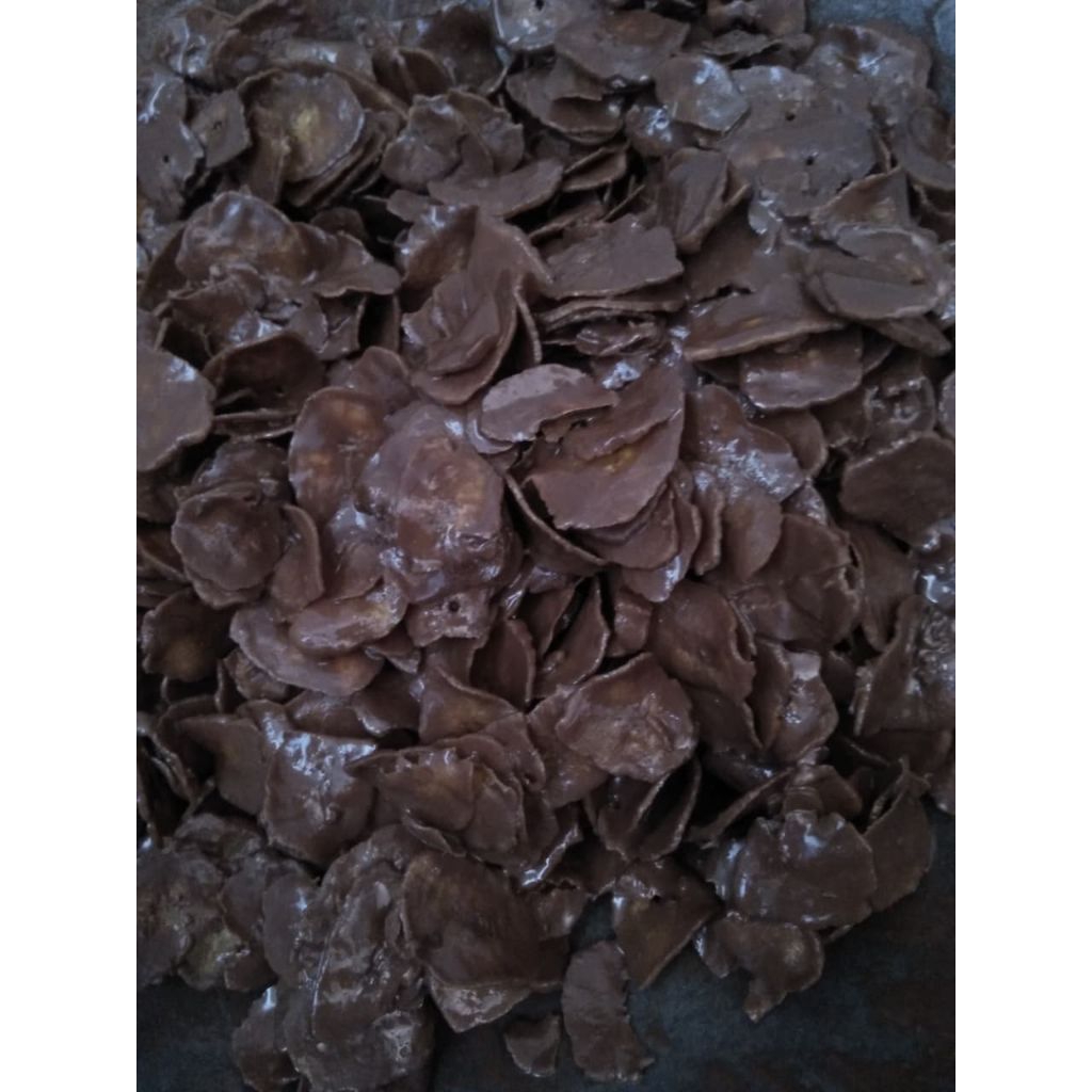 

keripik pisang lumer coklat 50gr cocok untuk cemilan keluarga