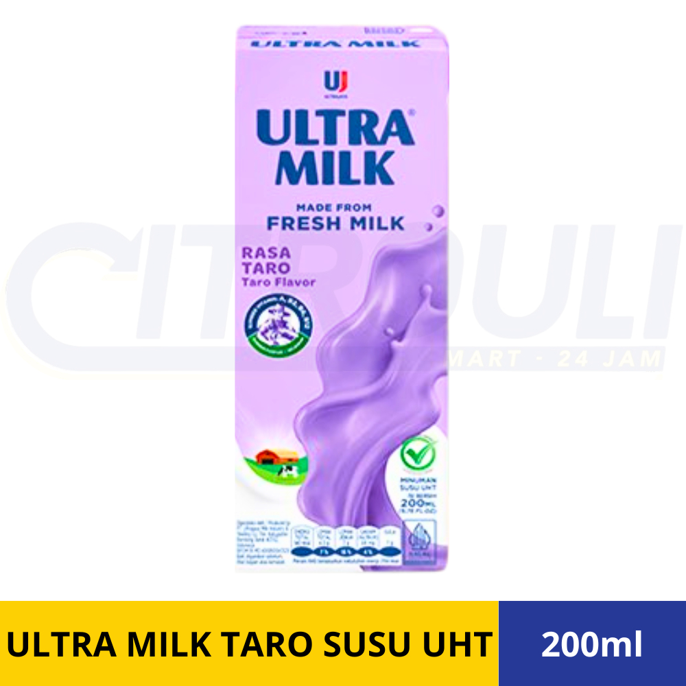 

ULTRA MILK TARO SUSU UHT 200ml
