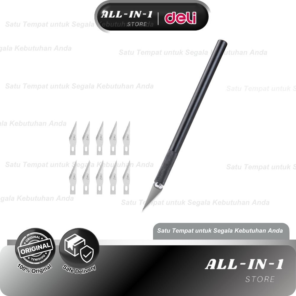 

Deli Graver / Cutter Ukir Bahan Metal, Dengan Refill 10pcs 2102