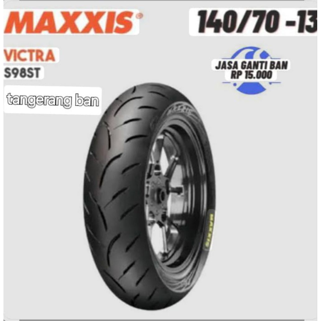 ORIGINAL & BARU BAN MAXIS RING 13 Ukuran 140/70-13