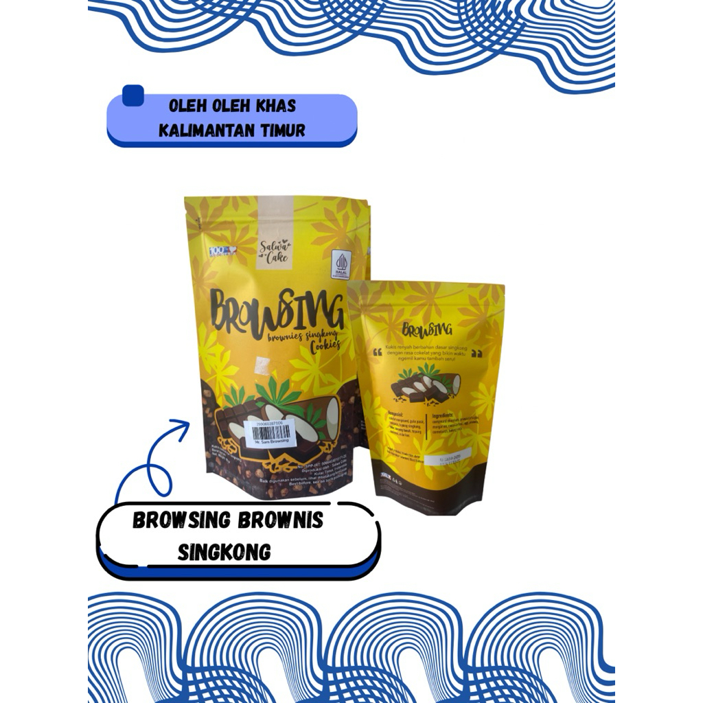 

browsing brownies singkong khas kalimantan timur