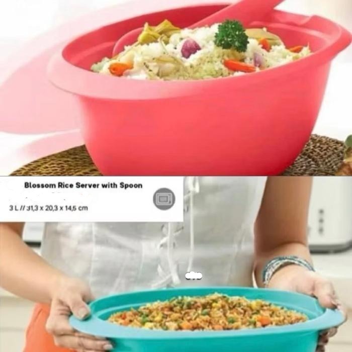 Tupperware Original Rice Server Wadah Wadah Tempat Nasi