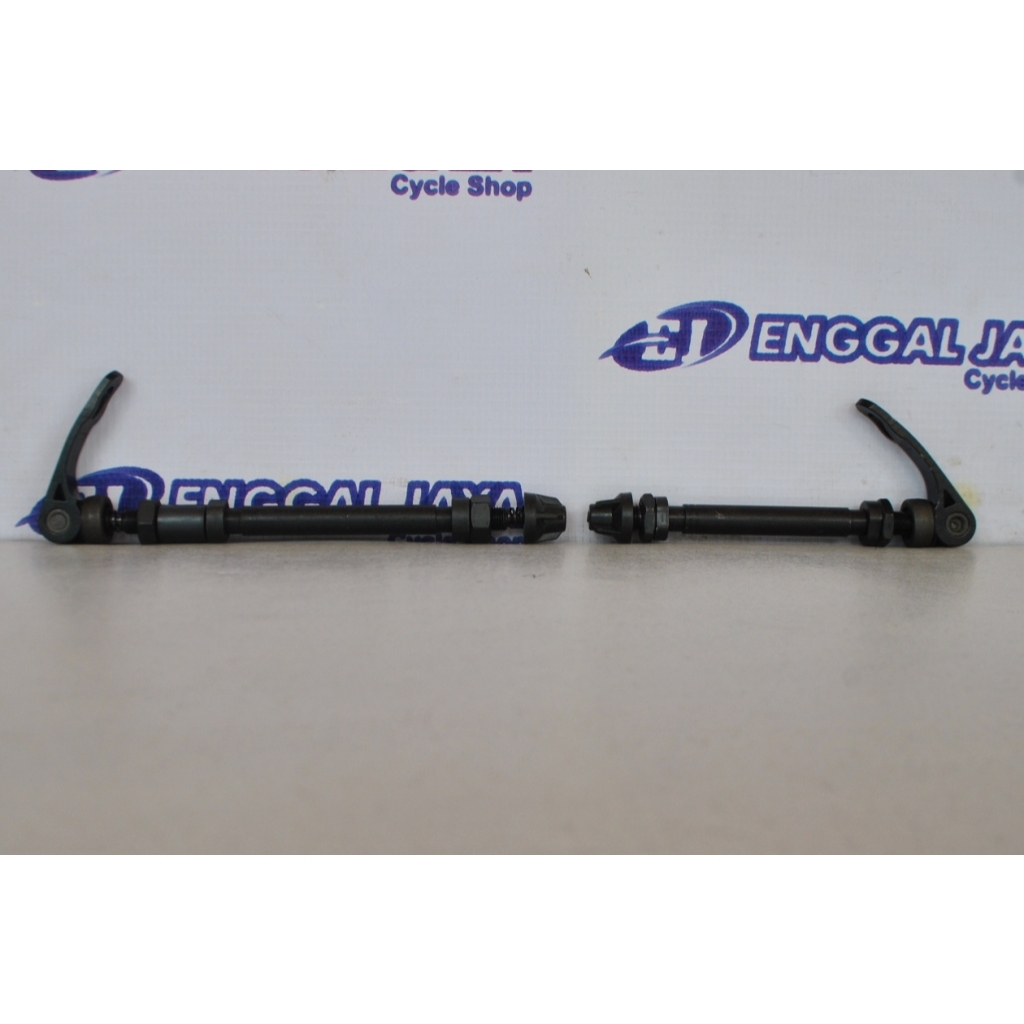 Sepasang As Roda QR OXO Bearing - As Quick Release Roda Sepeda Hub Freehub Depan Belakang - As Roda 