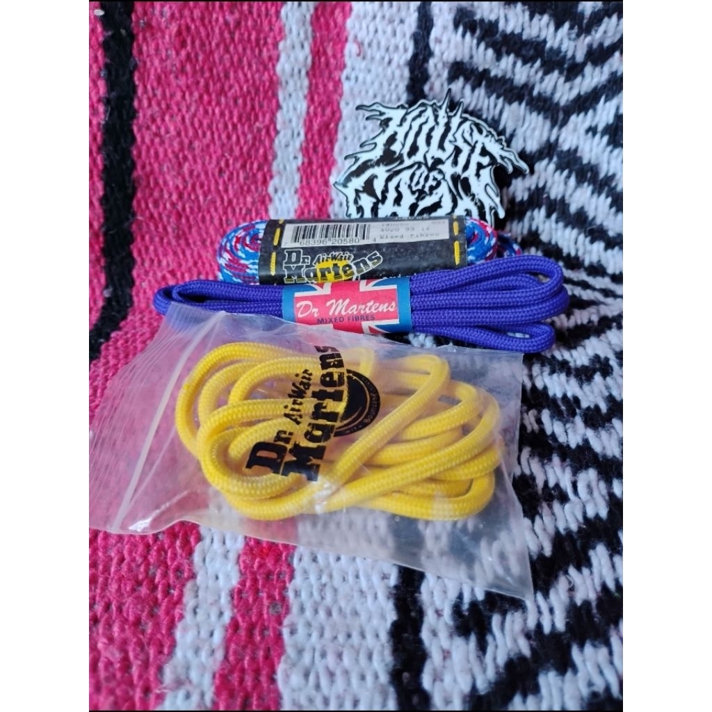 Tali Sepatu Shoelace Shoelaces Dr Martens Original DocMartens Docmart Solovair 1460 1461 Union Jack 