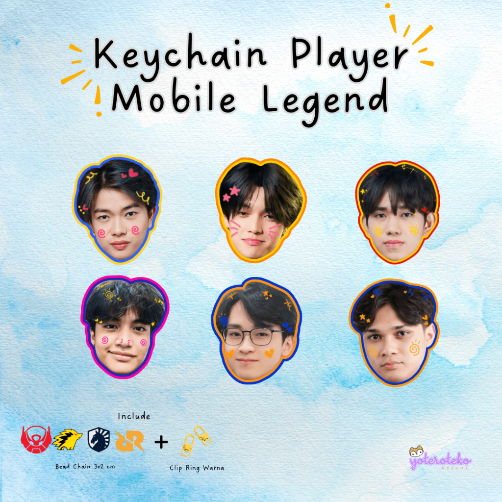 Keychain Player Mobile Legend [Ganci Akrilik 2 Sisi]