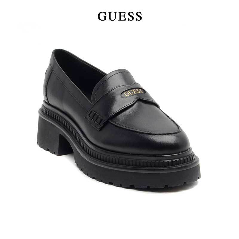 LADIES SHOES FINDA BLK02 (G24) - SLIP ON - LOAFERS - SEPATU GUESS ORIGINAL WANITA