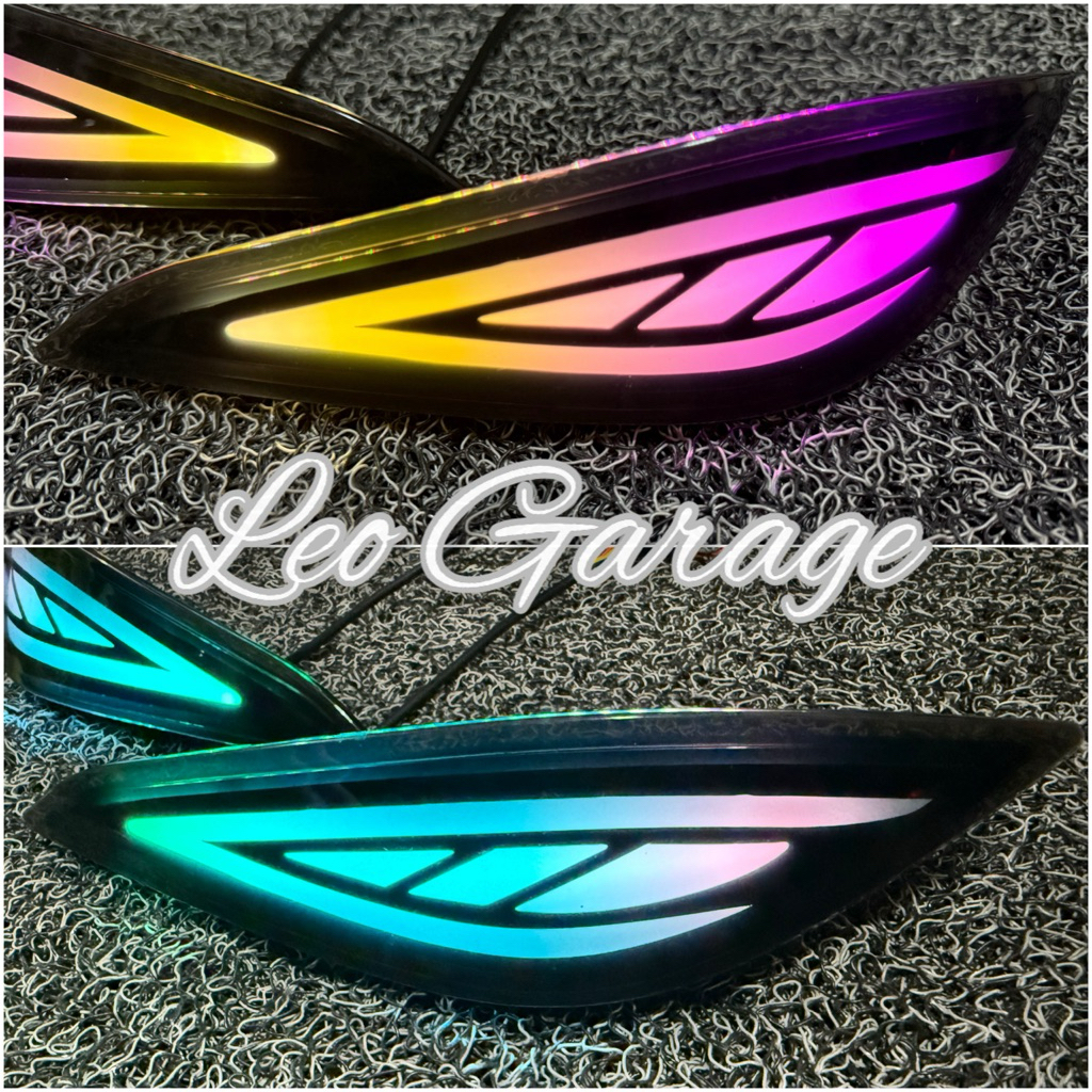 ALL NEW RUSH TERIOS 2018 2019 2020 2021 2022 2023 LAMPU REFLEKTOR RGB BUMPER BELAKANG MOBIL LED SEQU