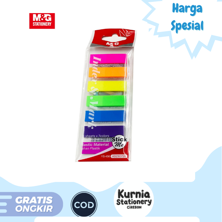

M&G Sticky Note Index and Mark Plastik YS-456 Plastik / Index Penanda Buku AS230728
