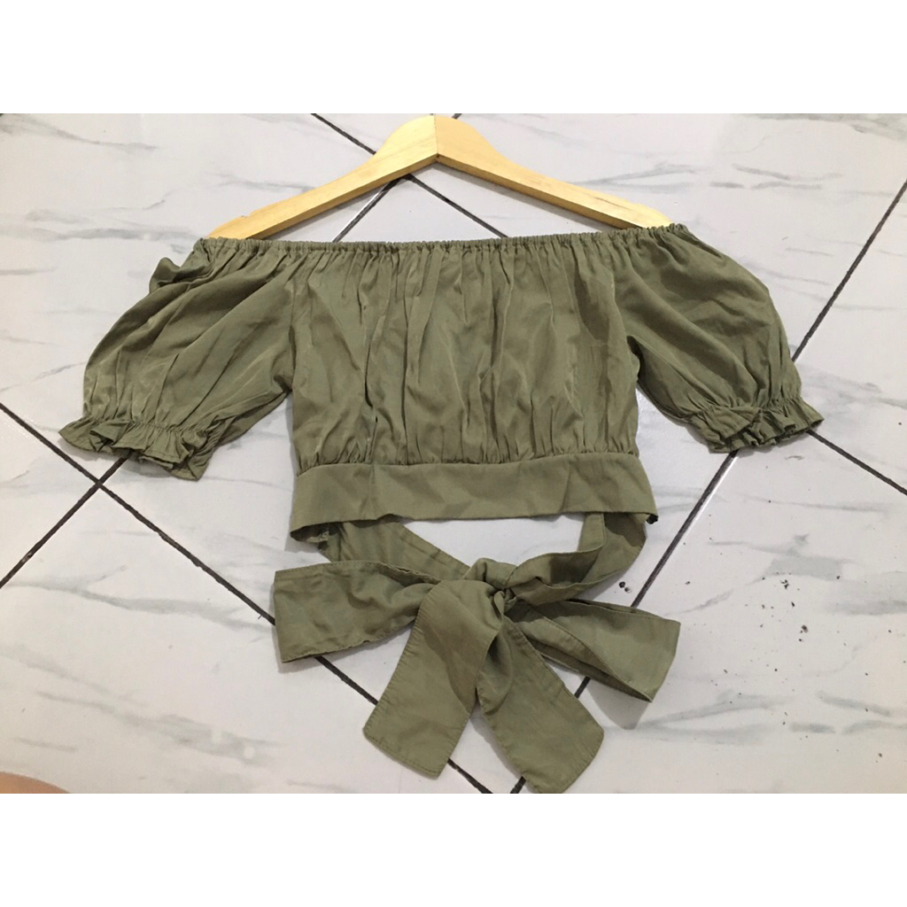 Sabrina Crop Top (backless)