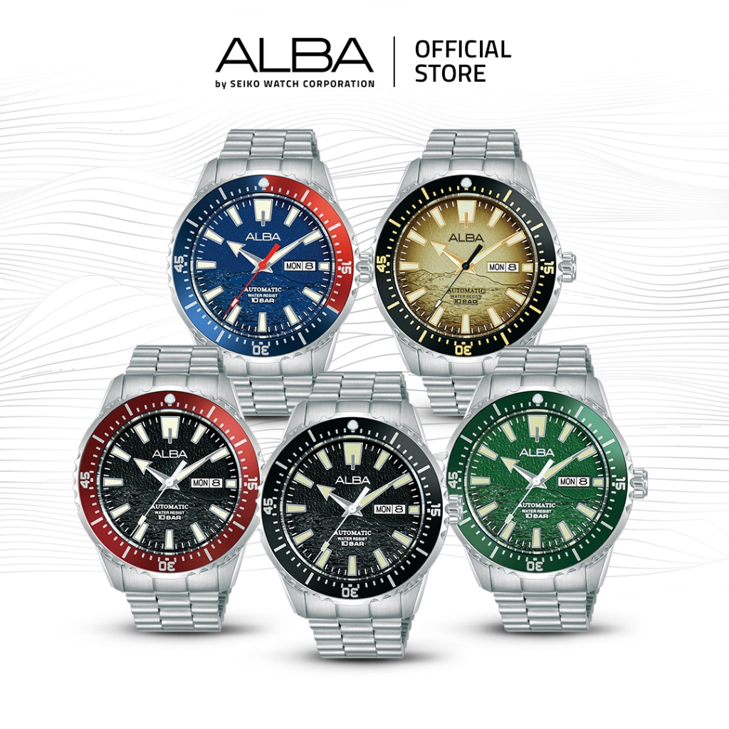 [NEW ARRIVAL] Alba Mechanical Collection Jam Tangan Pria Automatic Lumibrite AL4733 AL4735 AL4737 AL