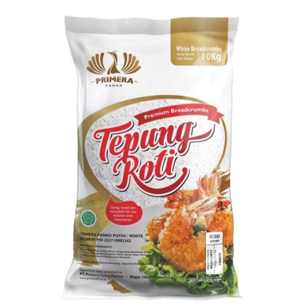 

Primera Panko Tepung Roti Panir Crispy Warna Mix 250gr / 500gr / 1kg