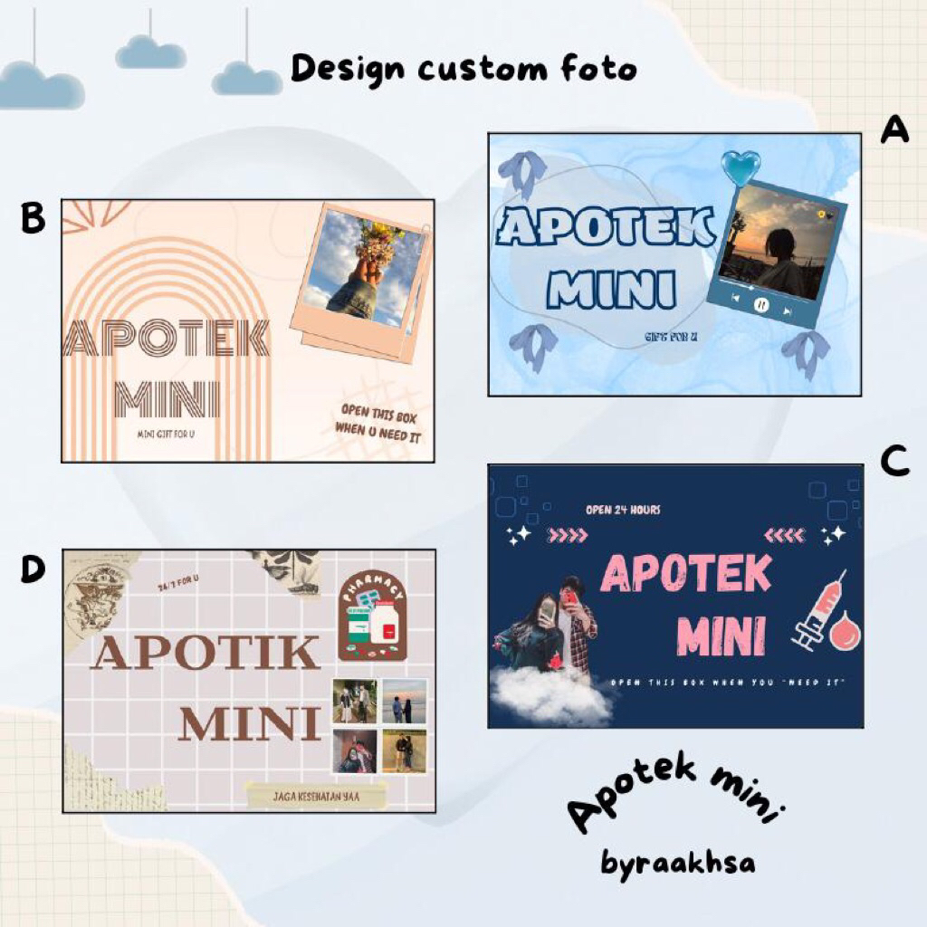 

BOX CUSTOM APOTEK MINI by.raakhsa[Gift~ForBoyFriend]~DesignCustom