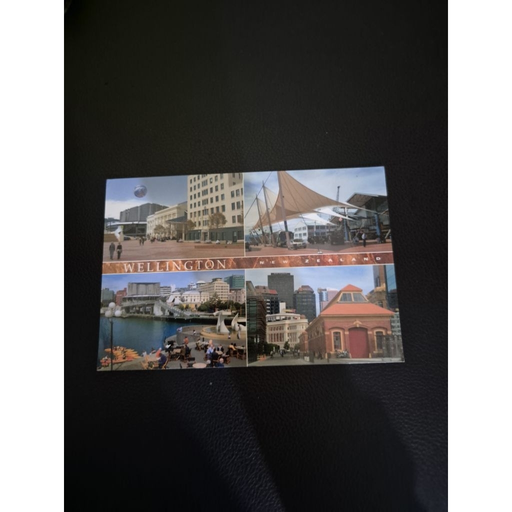 

kartu pos wellingtom selandia baru/new zealand postcard