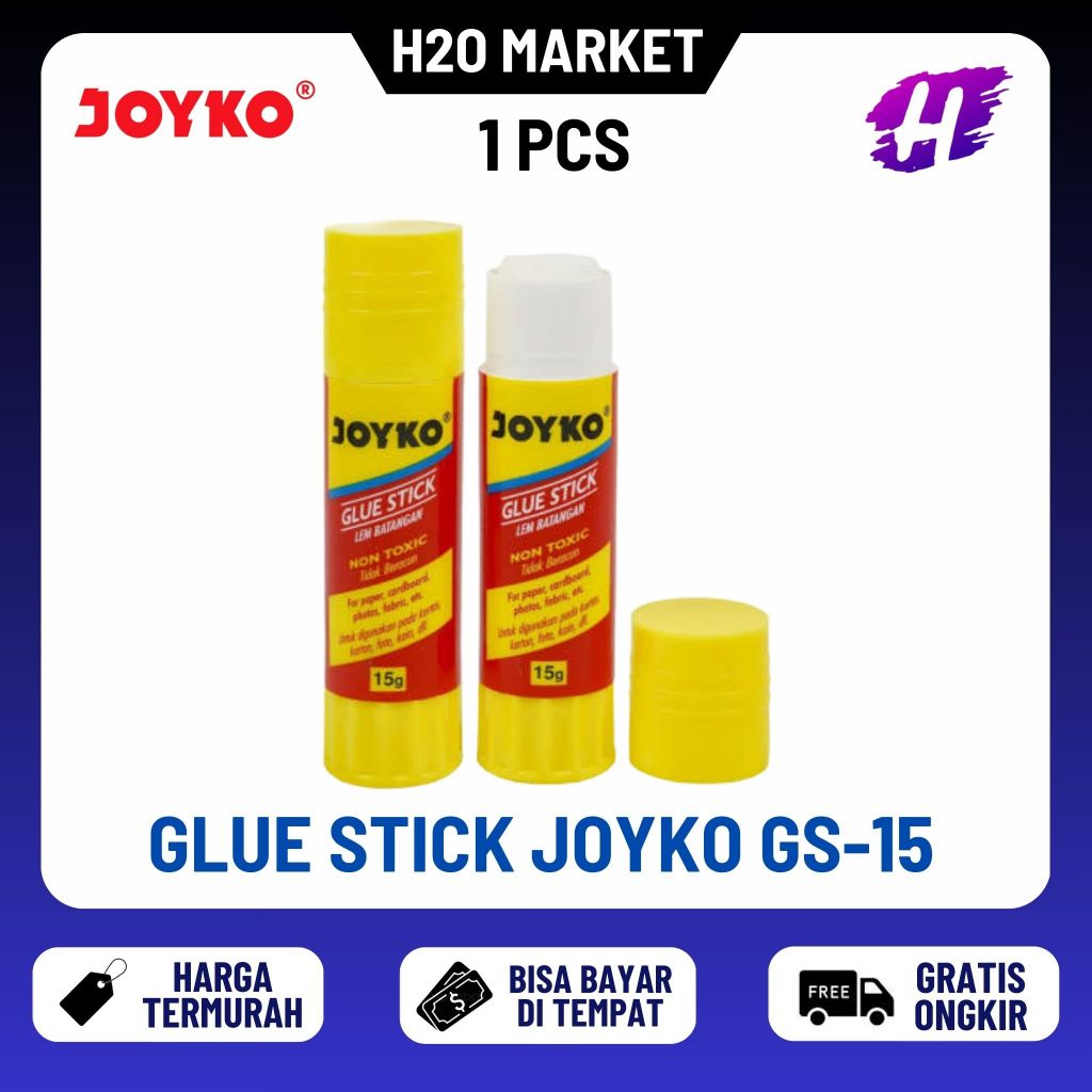 

❤️H2O❤️ JOYKO Glue Stick GS-15/Lem Kertas Batang Putar 15 gr GS 15
