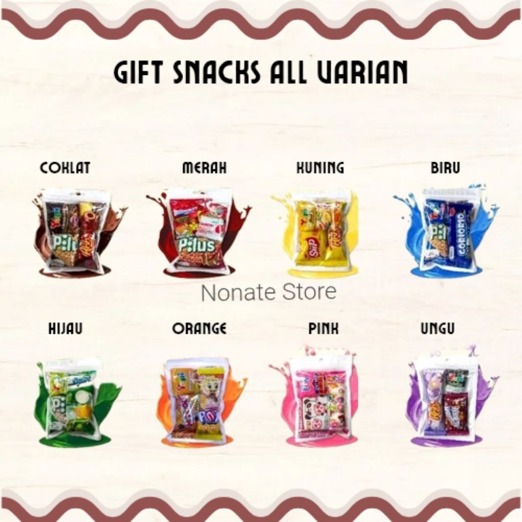 

Paket Hampers Mini Gift Snack Varian POLOS | Mini Hampers Snack | Paket Bingkisan Ulang Tahun Lebaran isi Snack
