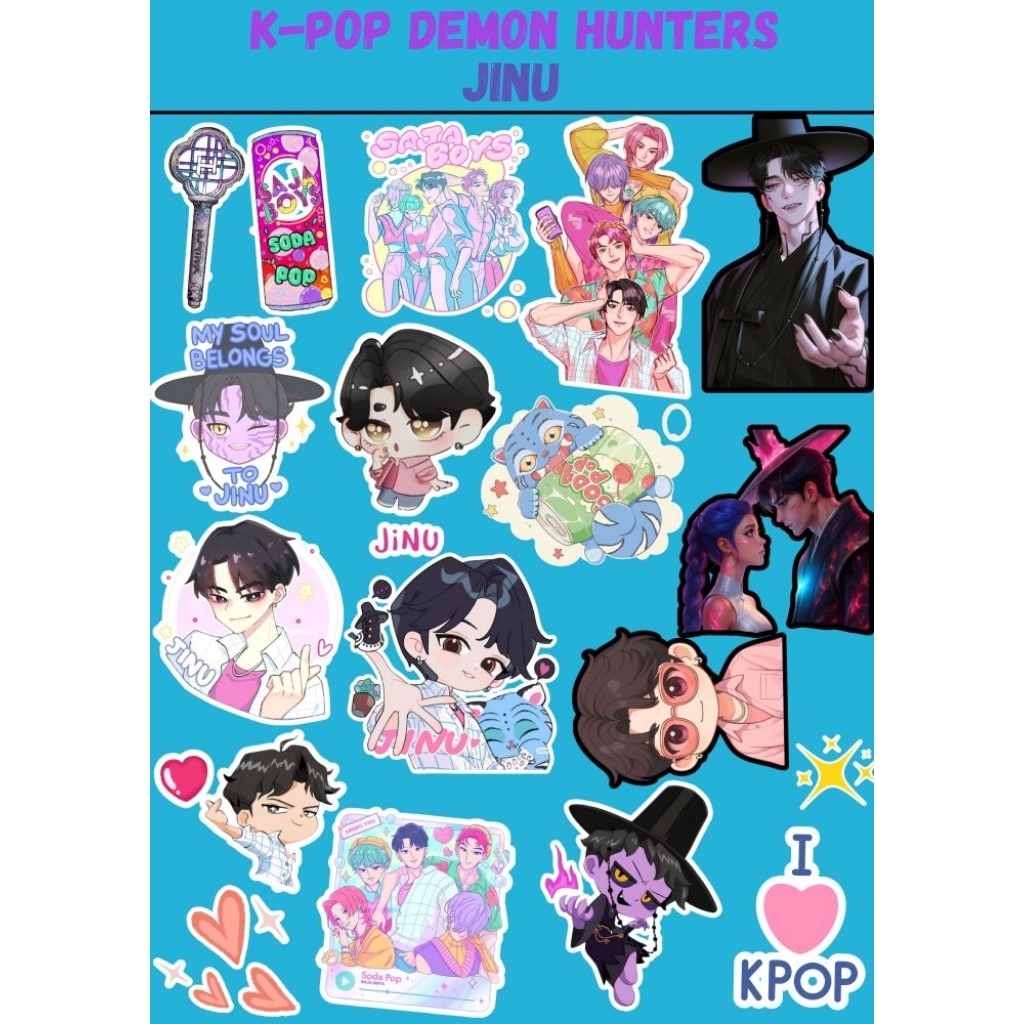 

Hot Stiker Kpop Korea Sticker vinyl anti air Spesial Kpop Demon Hunters Exlusive Edition | Stiker Laptop Hp Tumbler