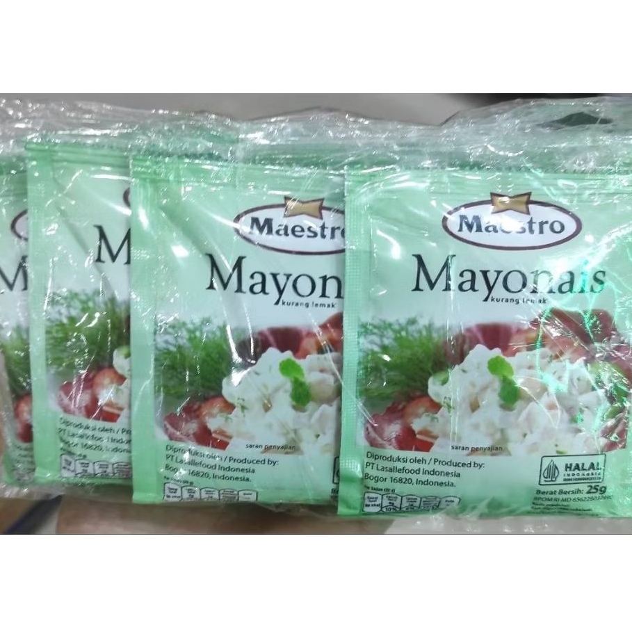 

Maestro Mayonaise Original 25gr x 10 sachet