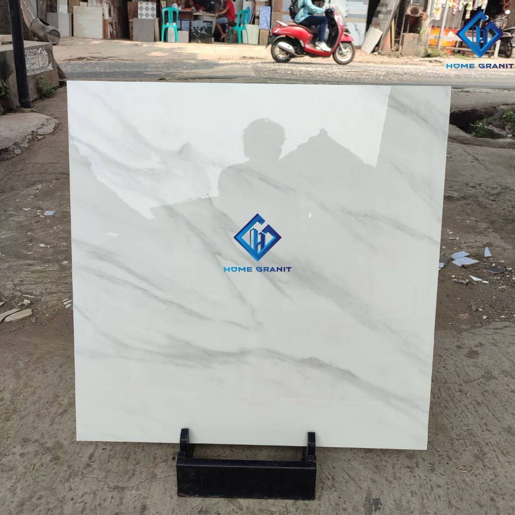 Granite Lantai 60x60 Grigio Carrara | INDOGRESS | Glossy