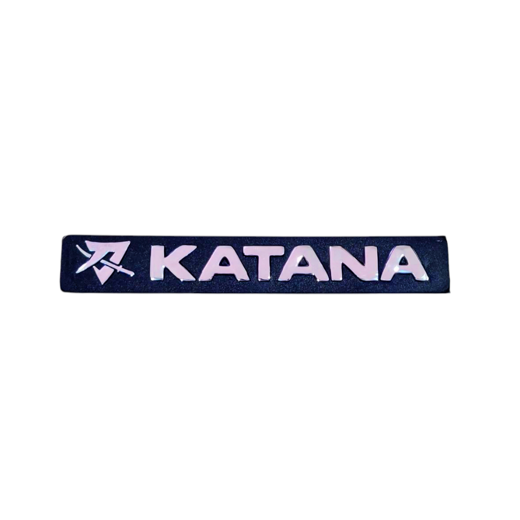 EMBLEM LOGO TULISAN SUZUKI KATANA