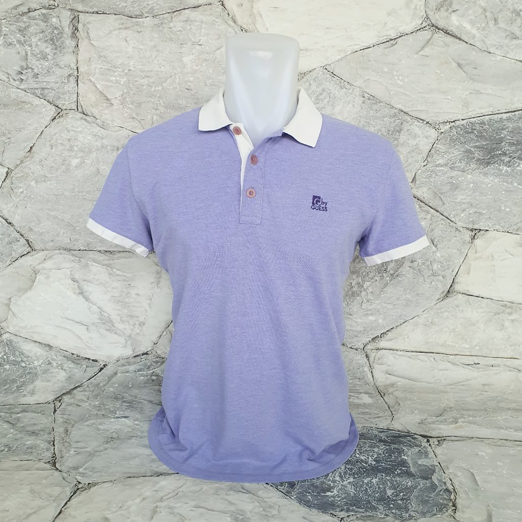 Baju Kaos Polo G By GUESS - Size S / LD 49 cm - Original - Second