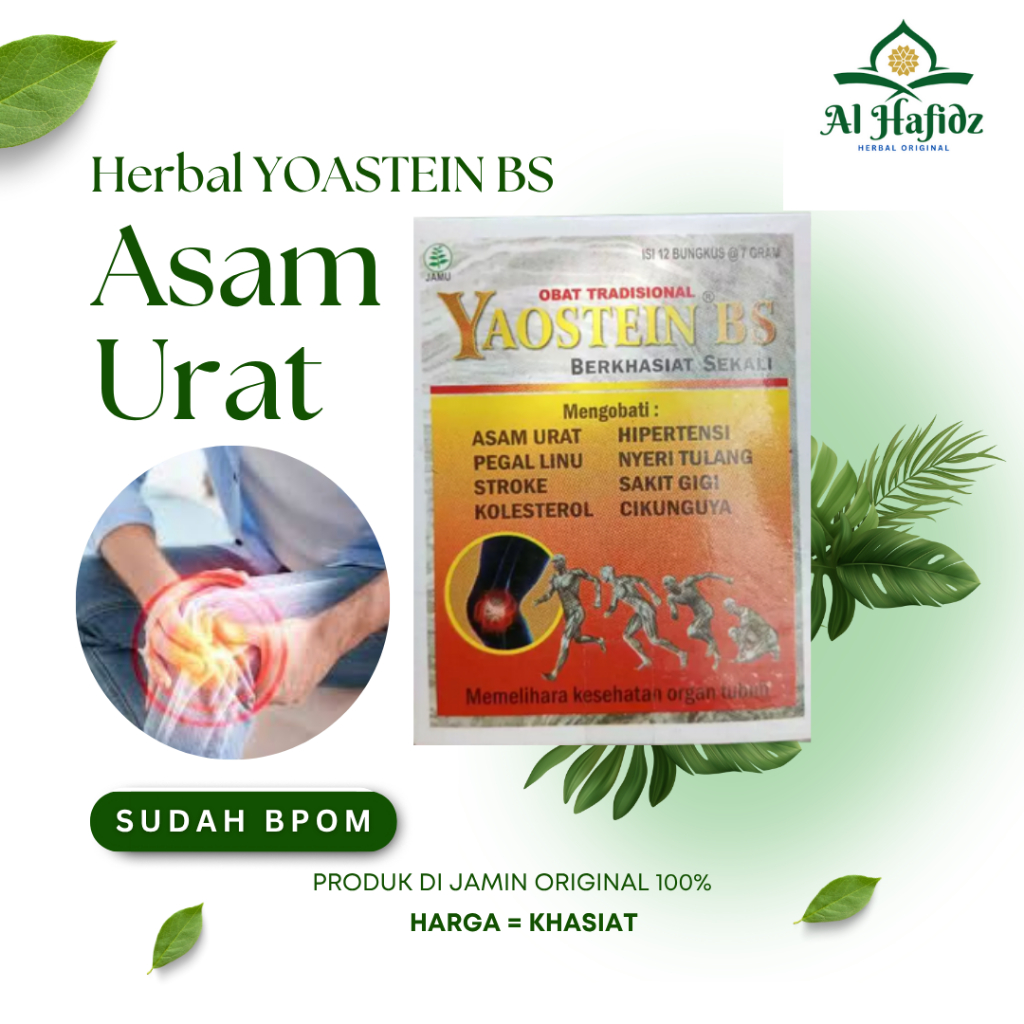 Jamu Yostin BS Serbuk Isi 10 Bks Asam Urat