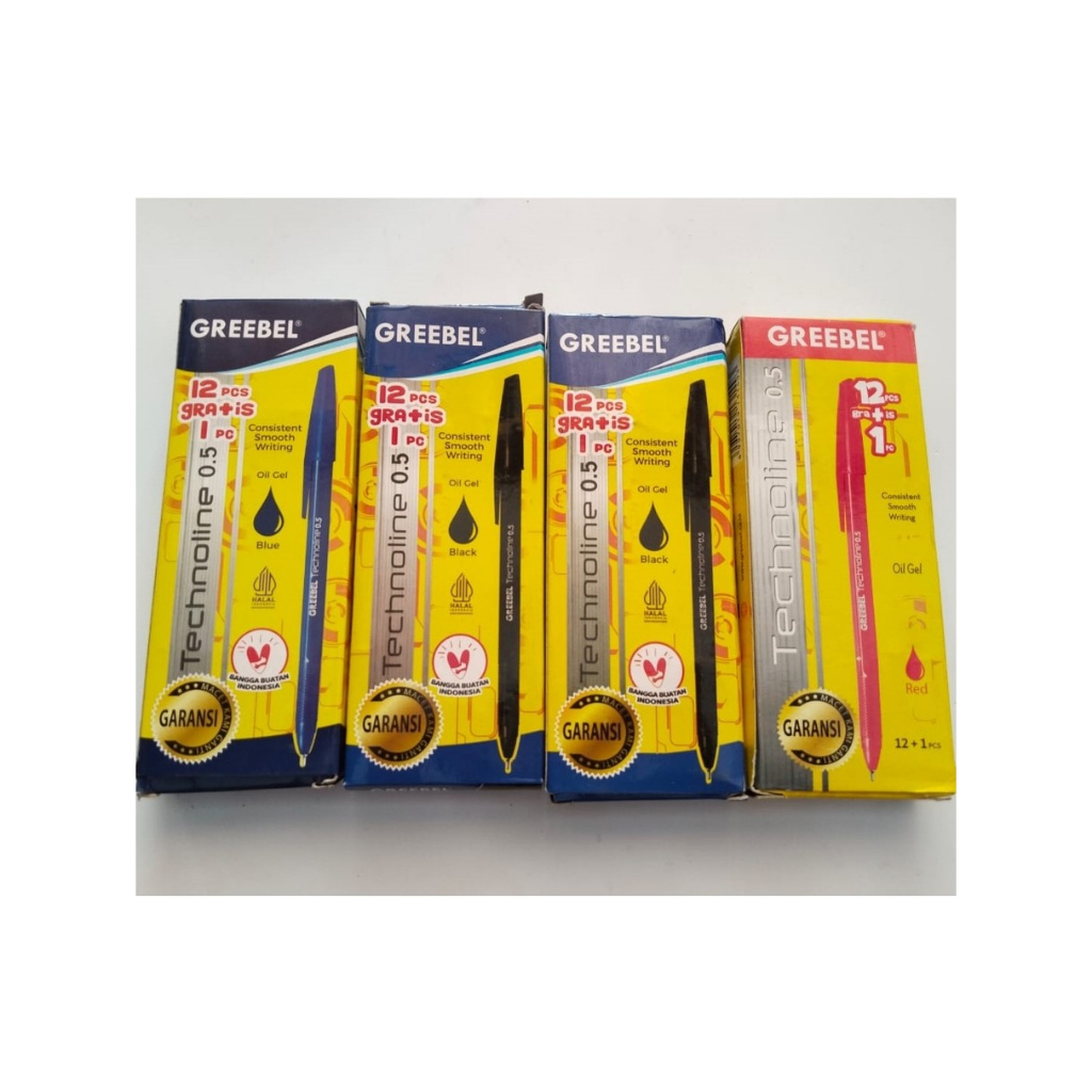 

Greebel TECHNOLINE RITER Ball Pen 0.5mm | Ballpoint | Pulpen - TECHNOLINE, BLACK