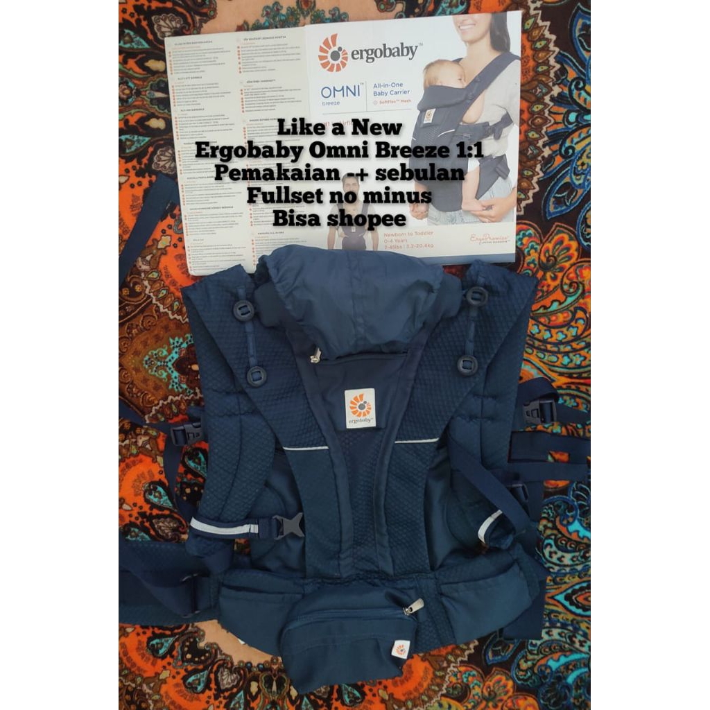 Like New Gendongan Ergobaby Omni Breeze