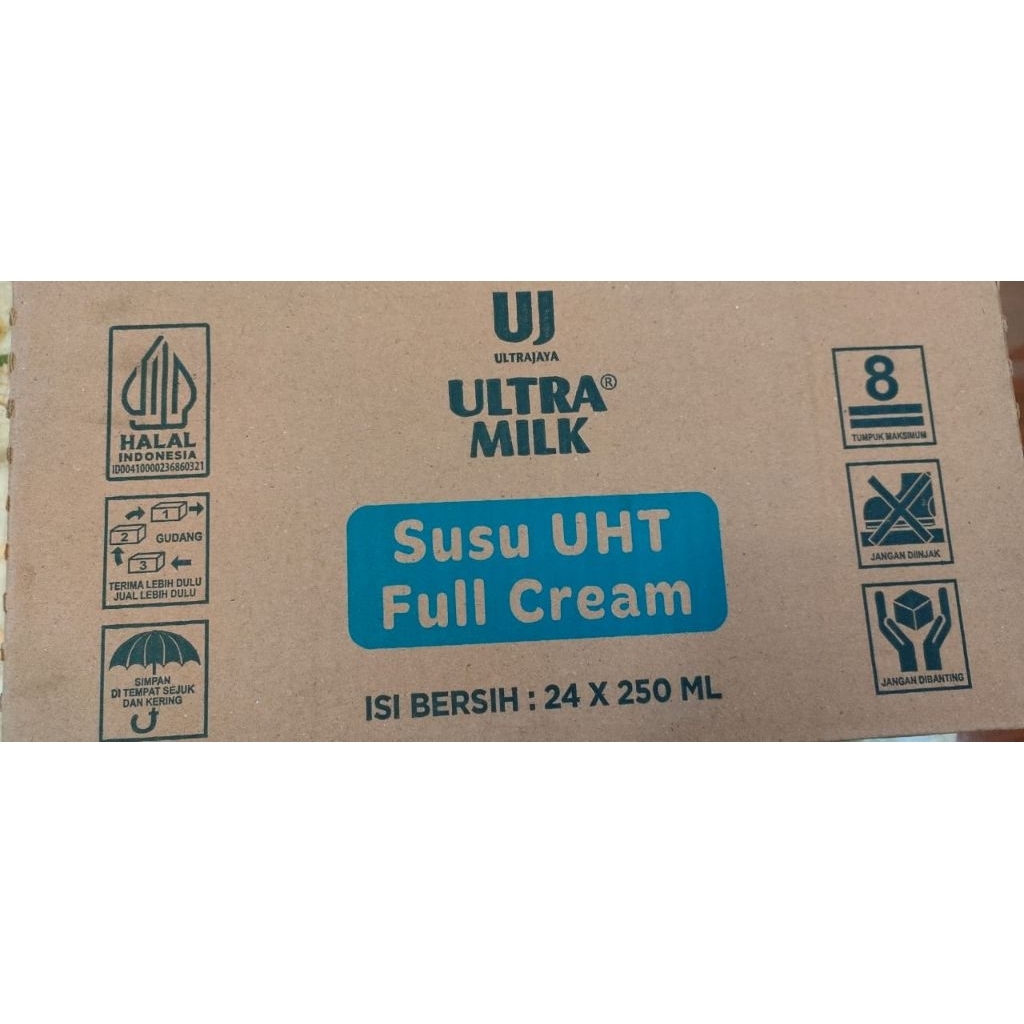 

Susu Ultra Milk Full Cream 250 Ml