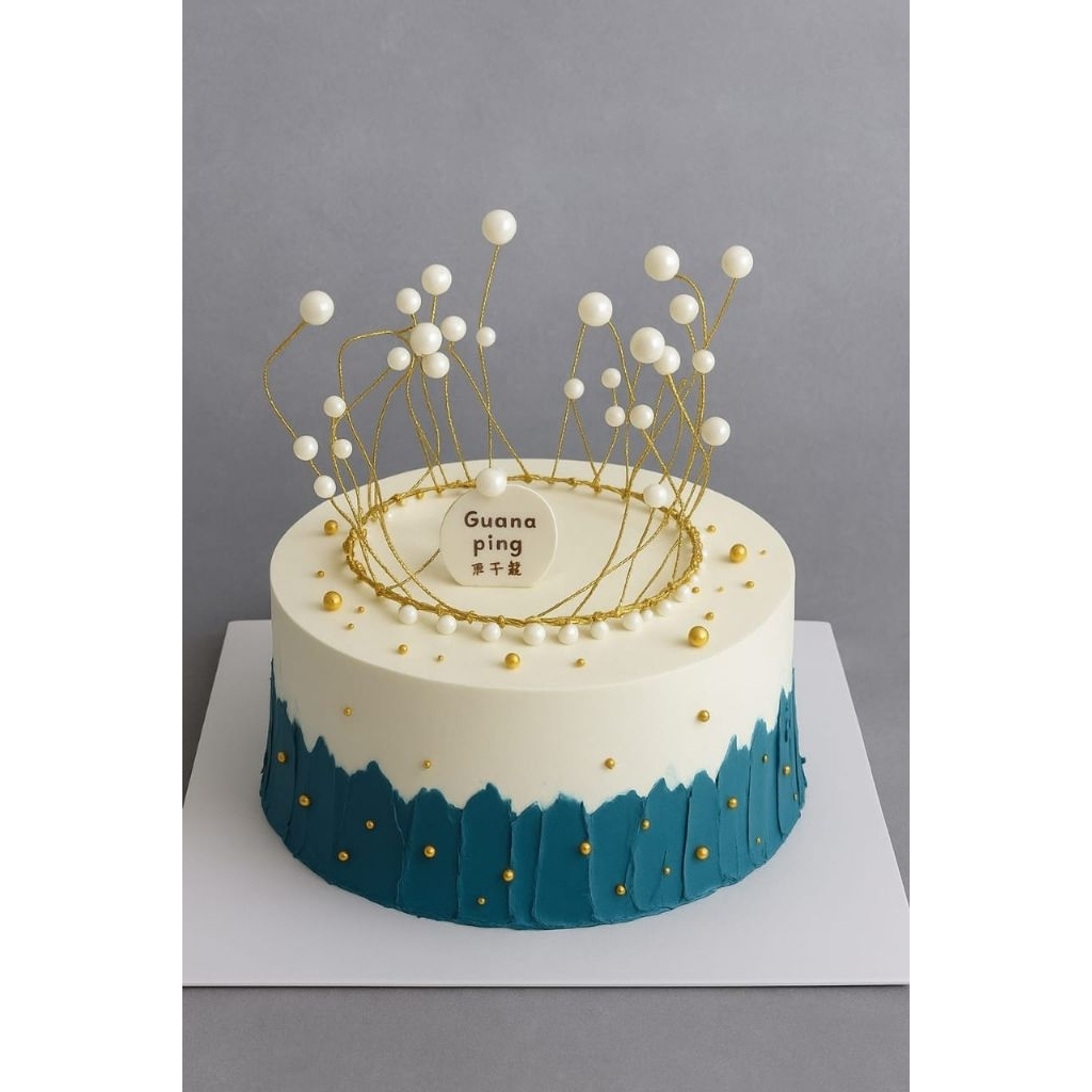 TOPPER CROWN / MAHKOTA ULANG TAHUN DEKORASI KUE CAKE