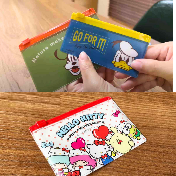 

Fastener Case 2P Disney/Hello Kitty [Kantung dengan ziplock mini isi 2]