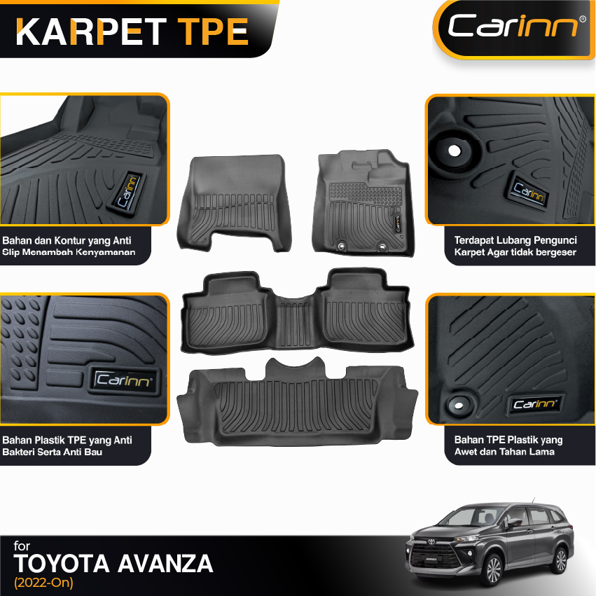 Carinn Karpet 3D Toyota Avanza 2022-On