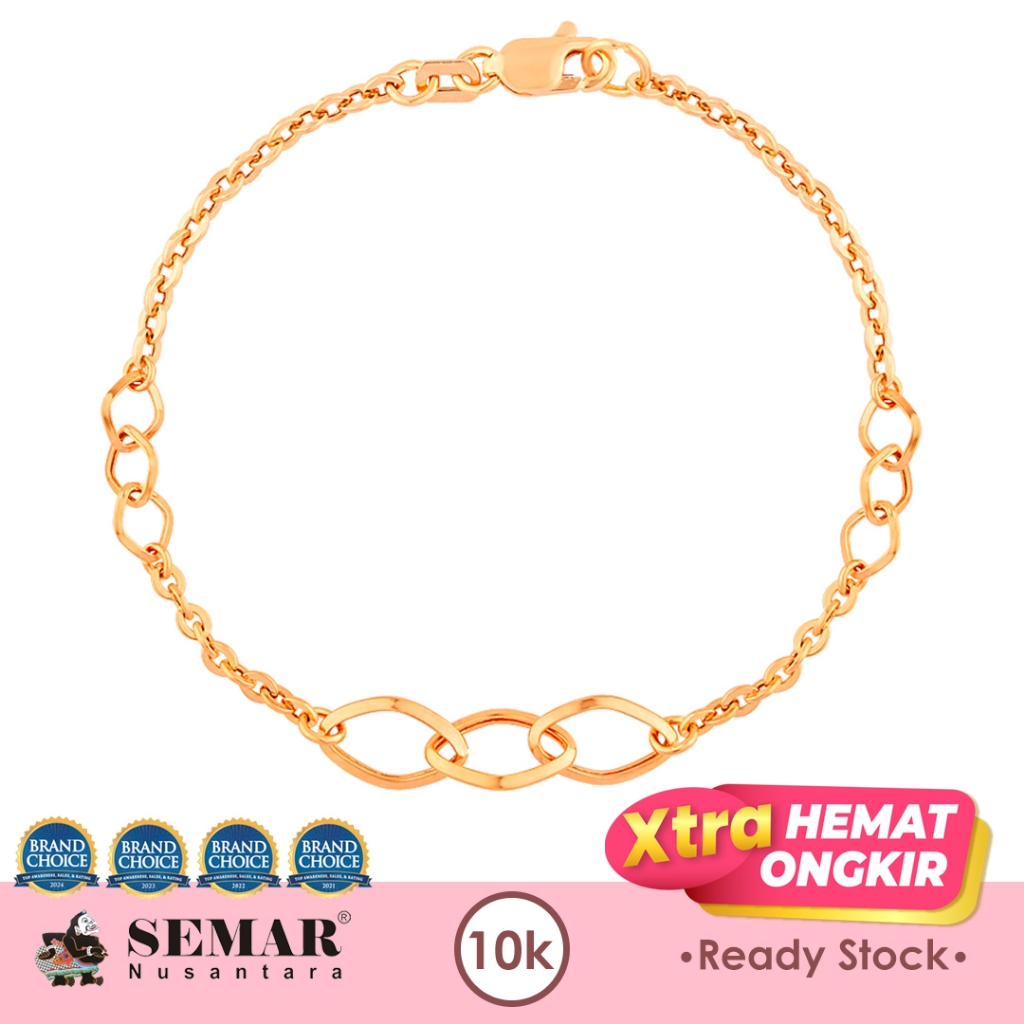 Gelang Emas Seorina Bracelet Gold 10K Semar Nusantara
