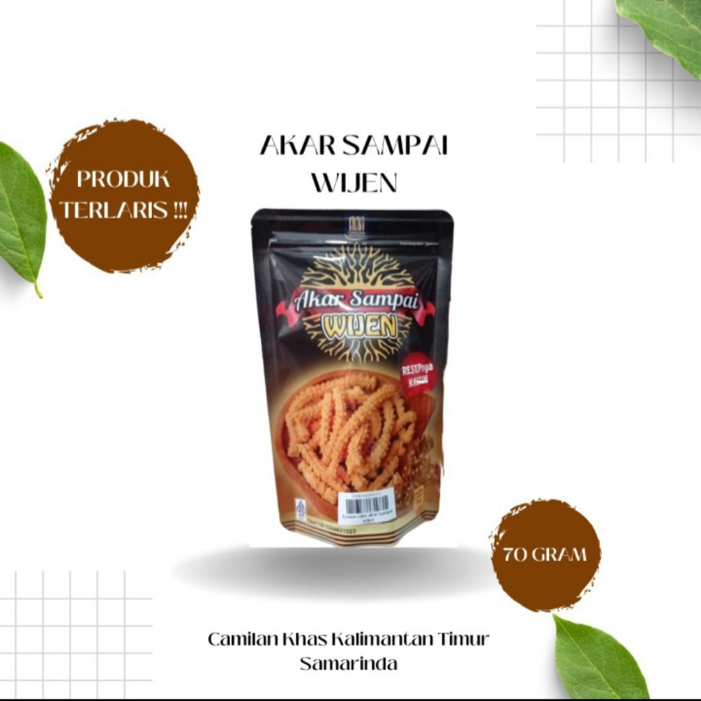 

Akar Sampai Wijen - Resep Khas Kalimantan Timur (70gr)